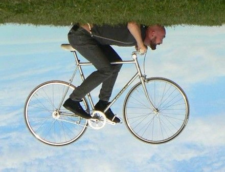 bicy on sky